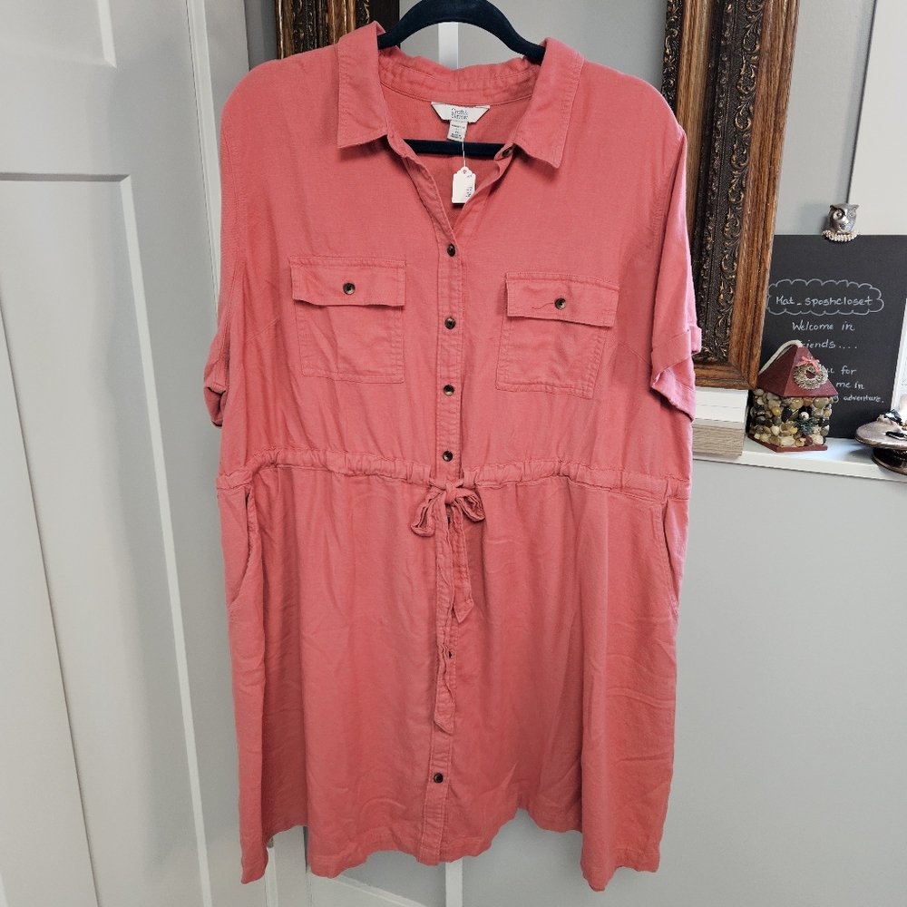 Shirt dress Croft and Barrow size 2x